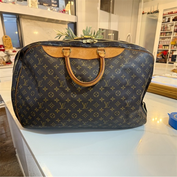 Louis Vuitton Monogram Alize 24 Heures Vintage Travel Bag Carry-On 1991 France - Picture 2 of 15